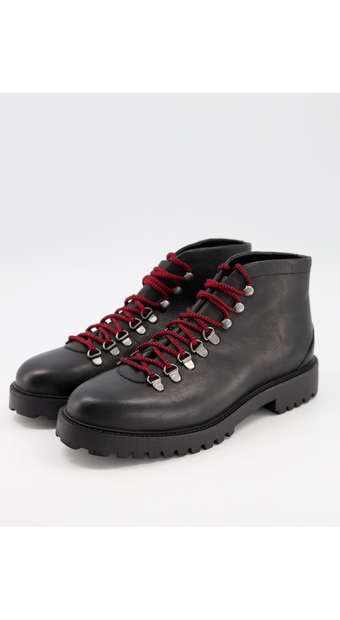 Walk London Sean Low Hiker Boots in Black for Men | Lyst