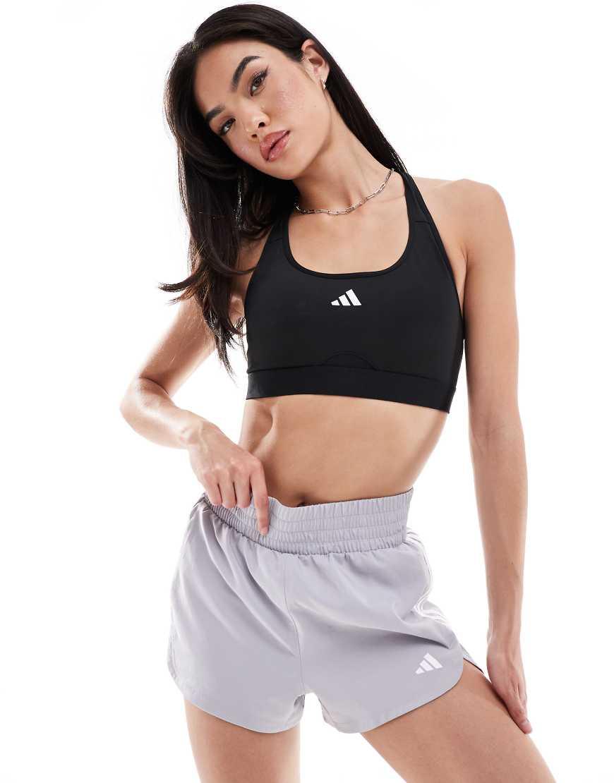 adidas Originals Adidas Running Pacer Inch Woven Shorts in Grey