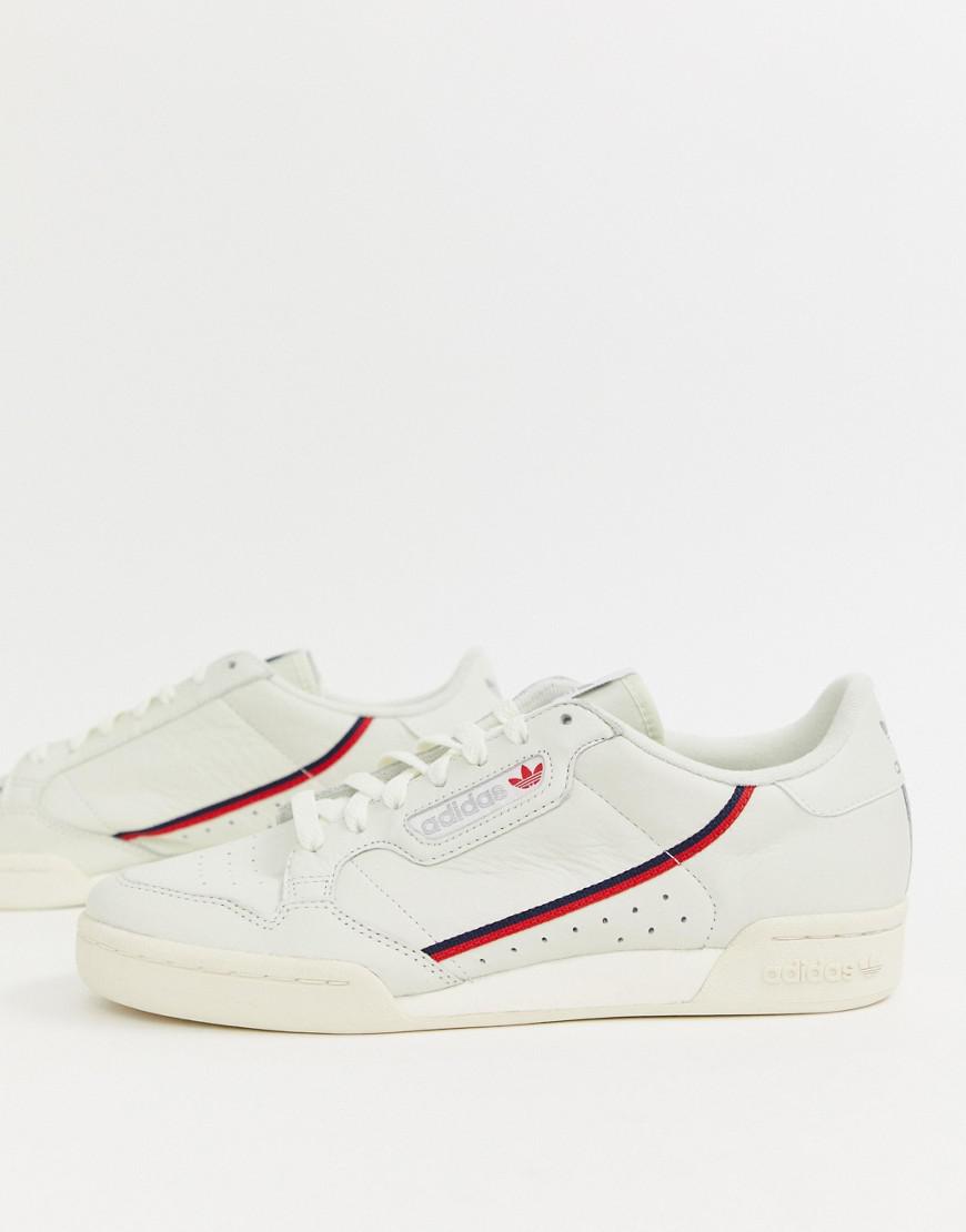 adidas continental 80s white