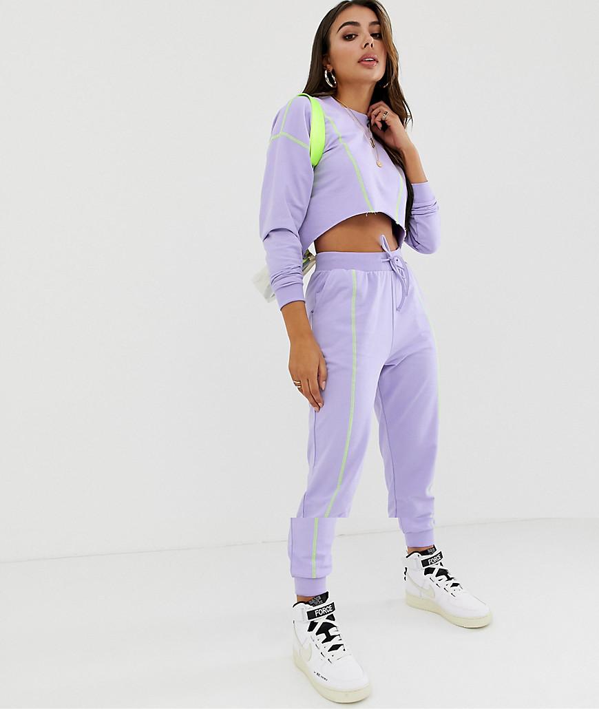 lilac tracksuit