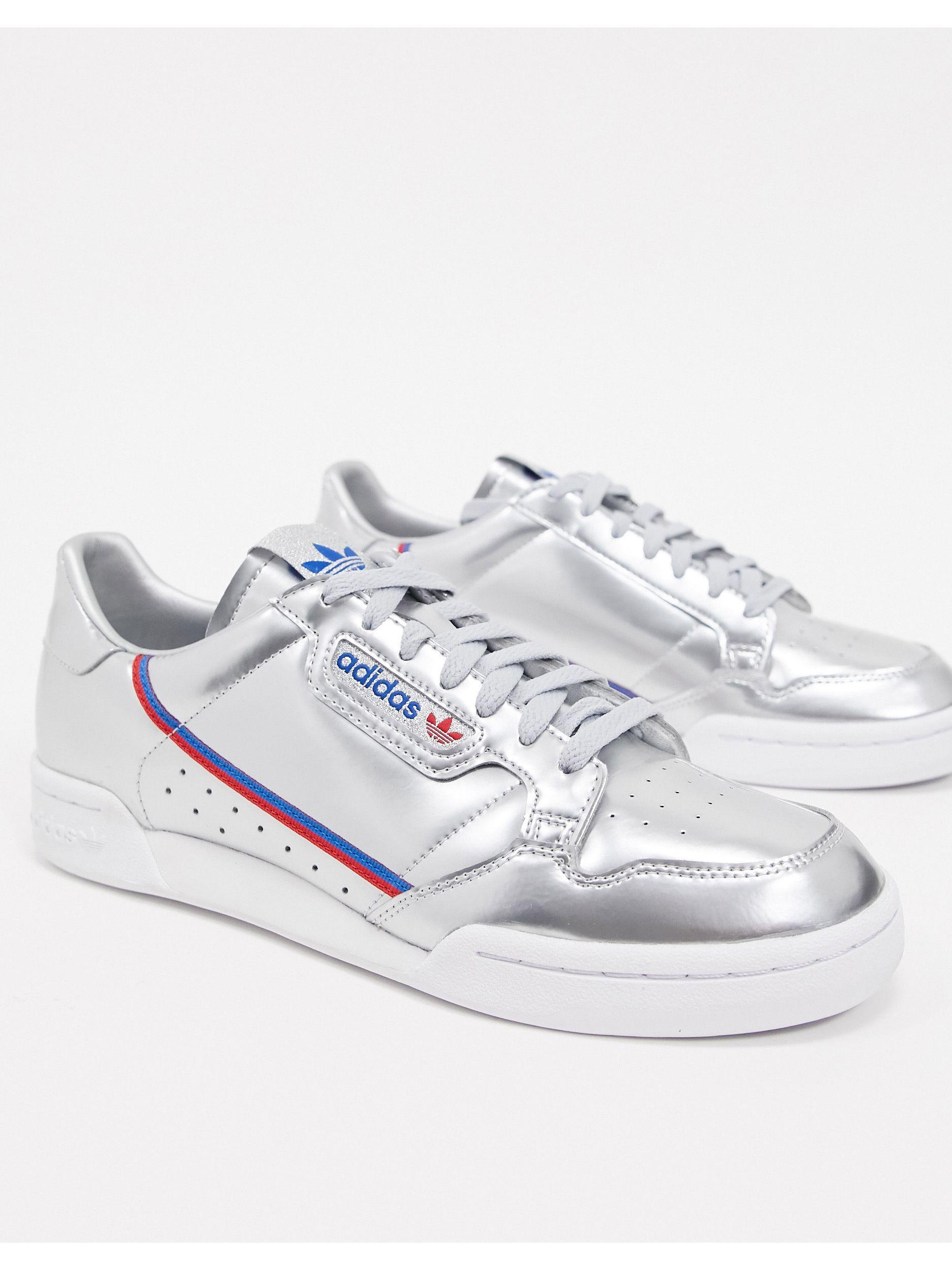 adidas Originals Continental 80 Sneakers Silver Tech Pack in Metallic for  Men | Lyst UK