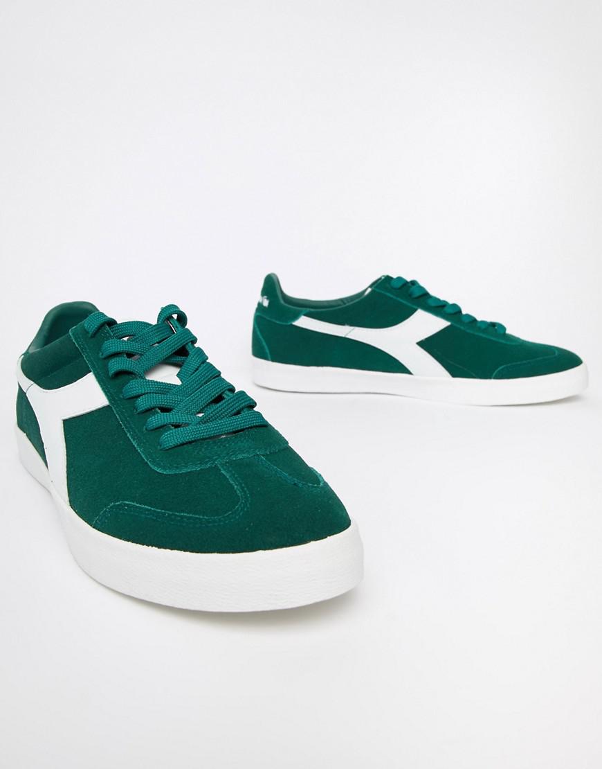 green diadora shoes