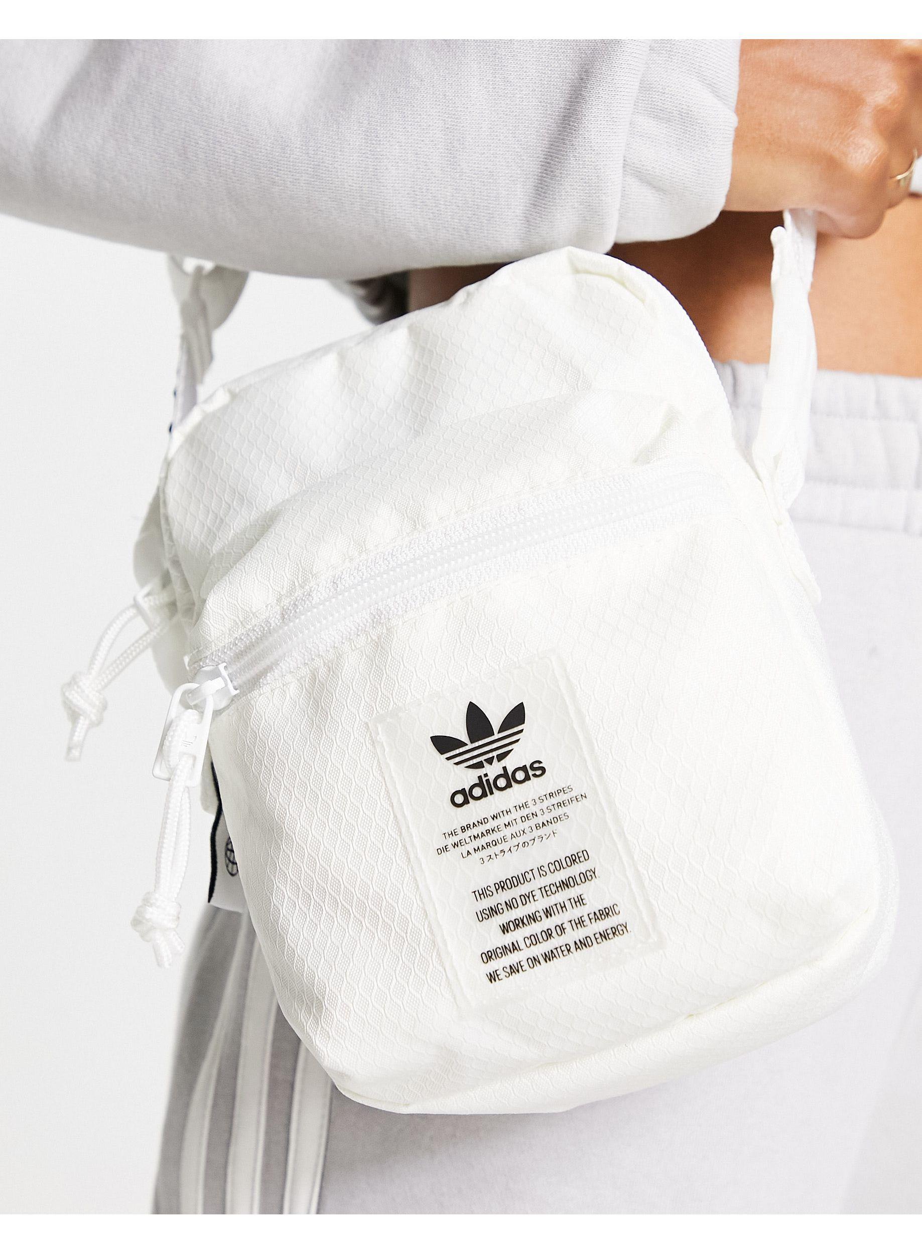 adidas Originals Non Dyed Festival Crossbody Bag in White | Lyst