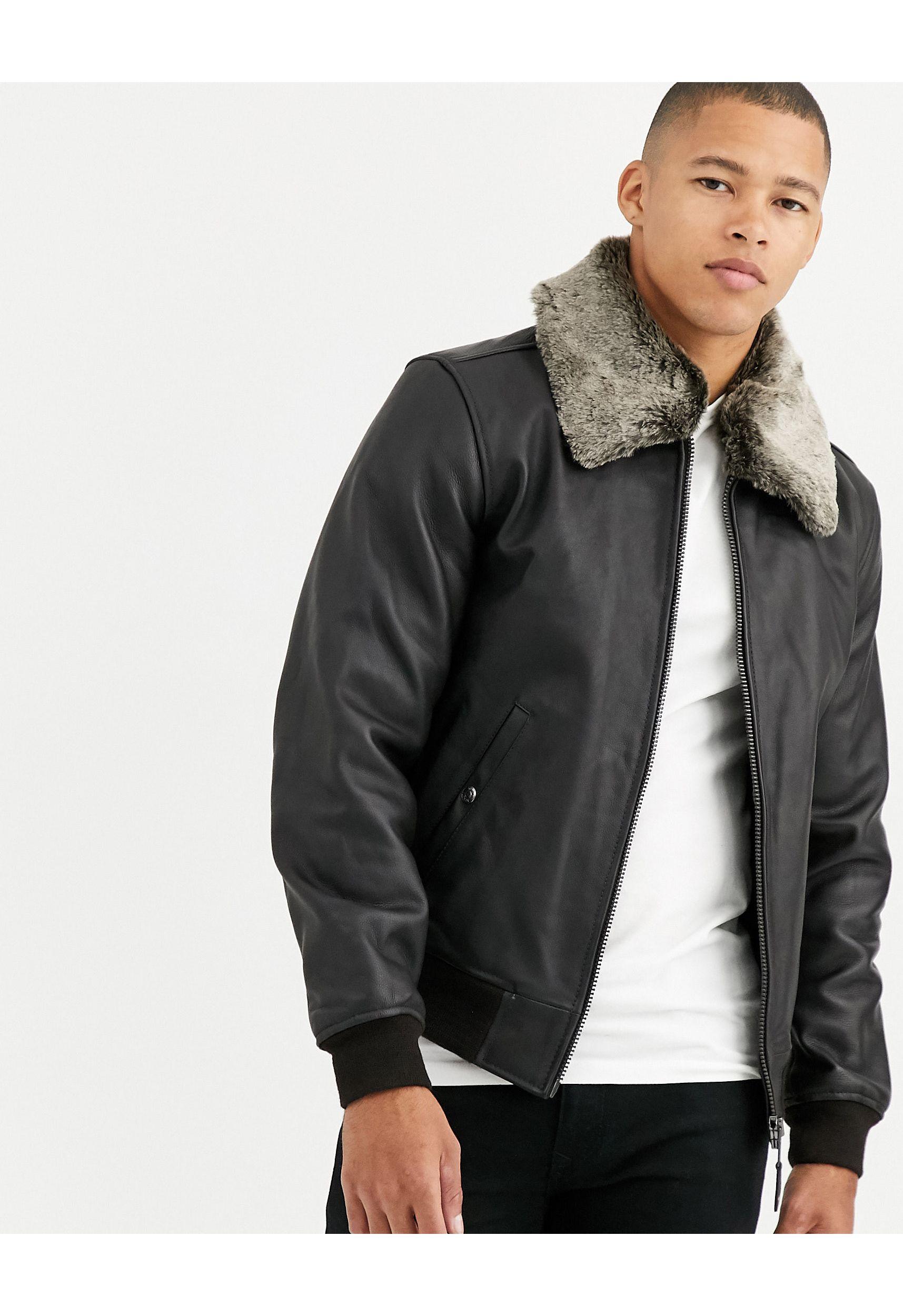schott leather flight jacket