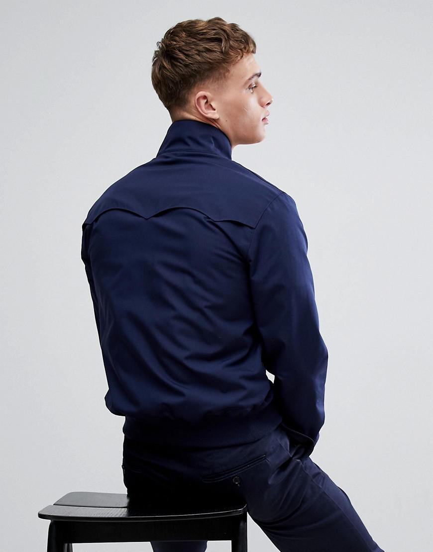 Fred Perry Reissues Made In England Harrington Jacket In Navy in Blue for  Men | Lyst Australia