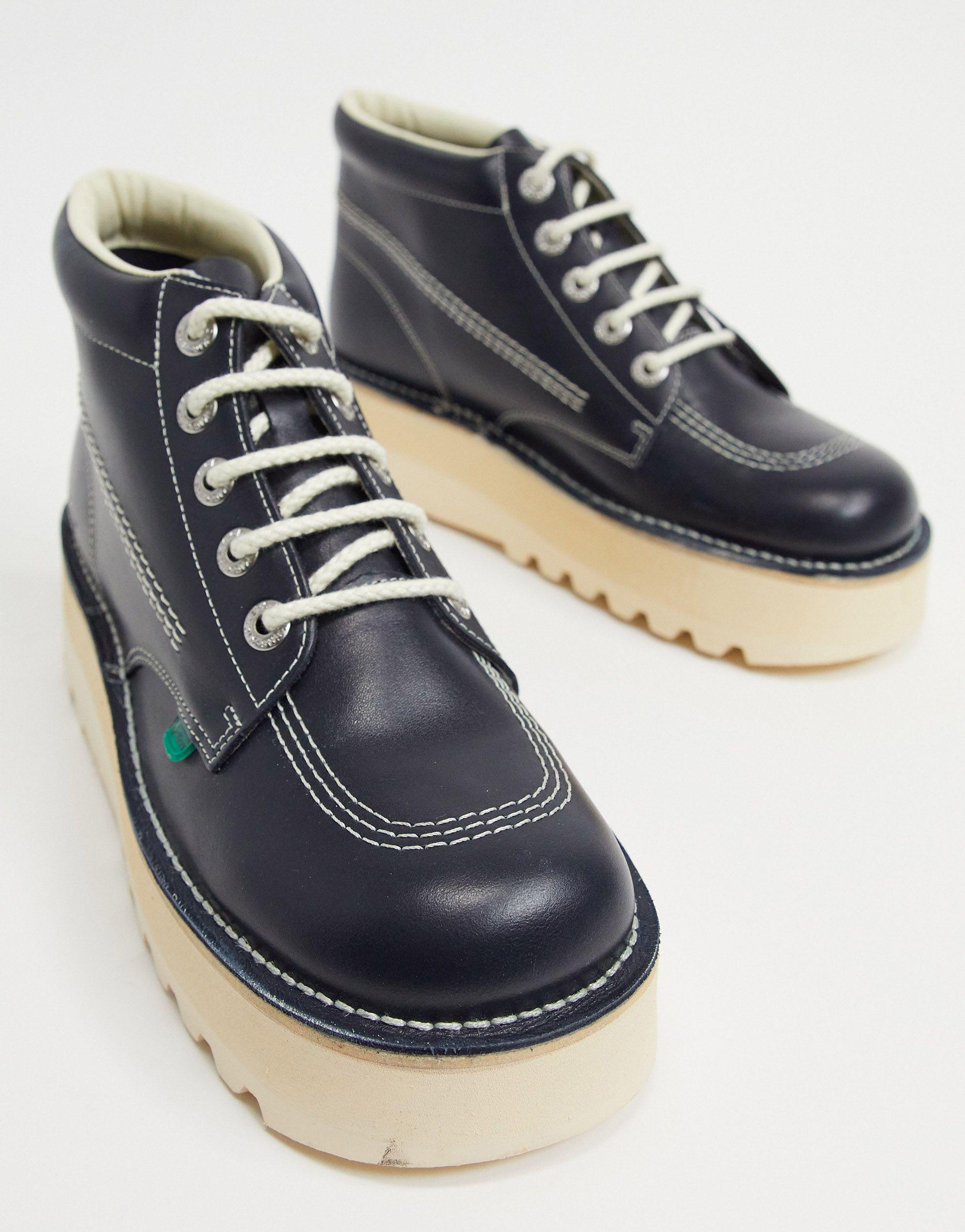 kickers platform boots