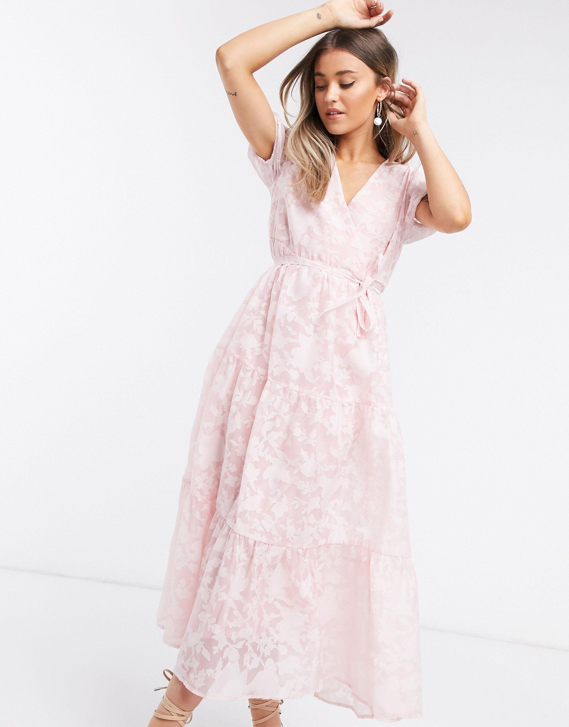 Vila floral deals maxi dress