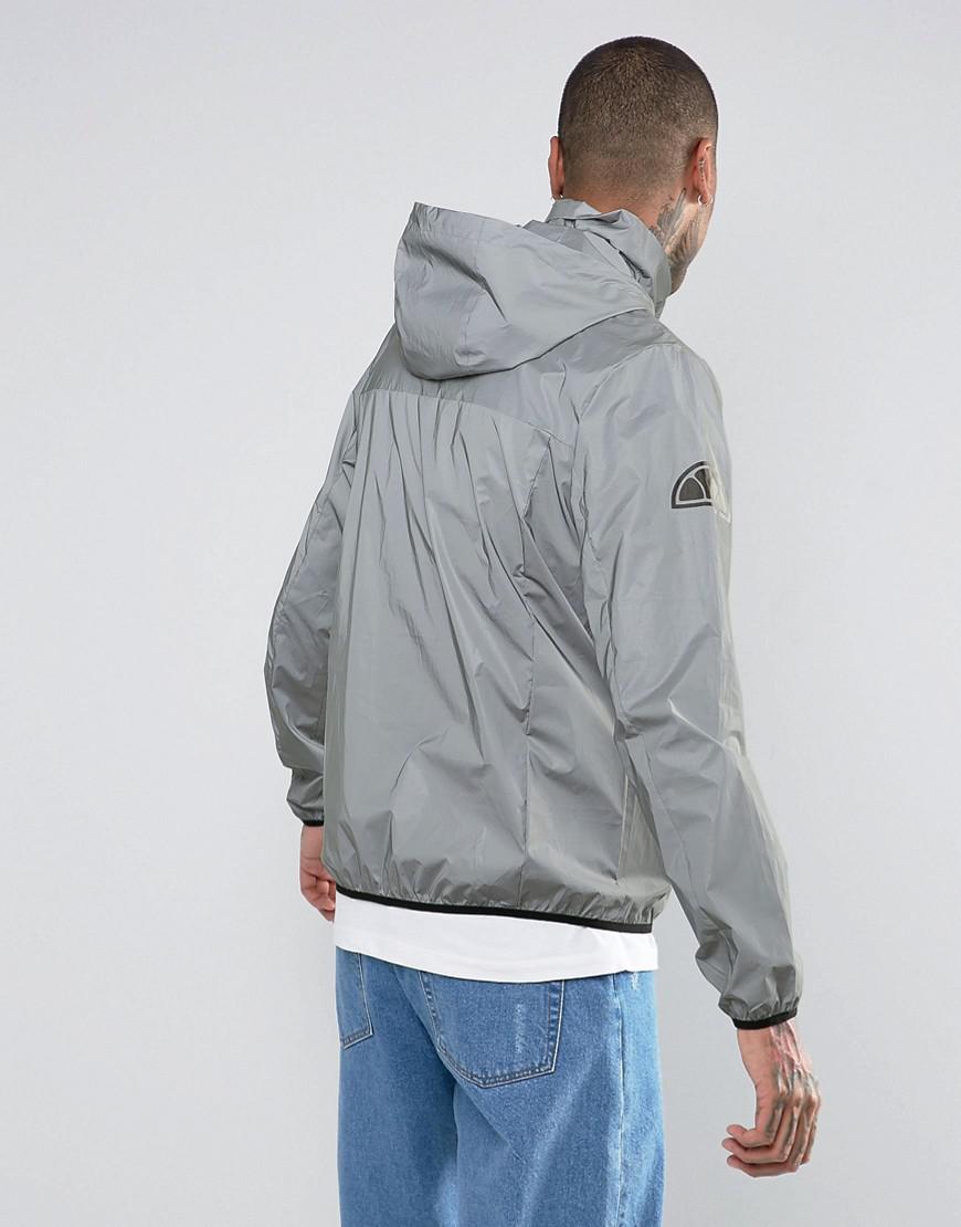 Ellesse Synthetic Reflective Overhead Jacket in Silver (Metallic) for Men |  Lyst