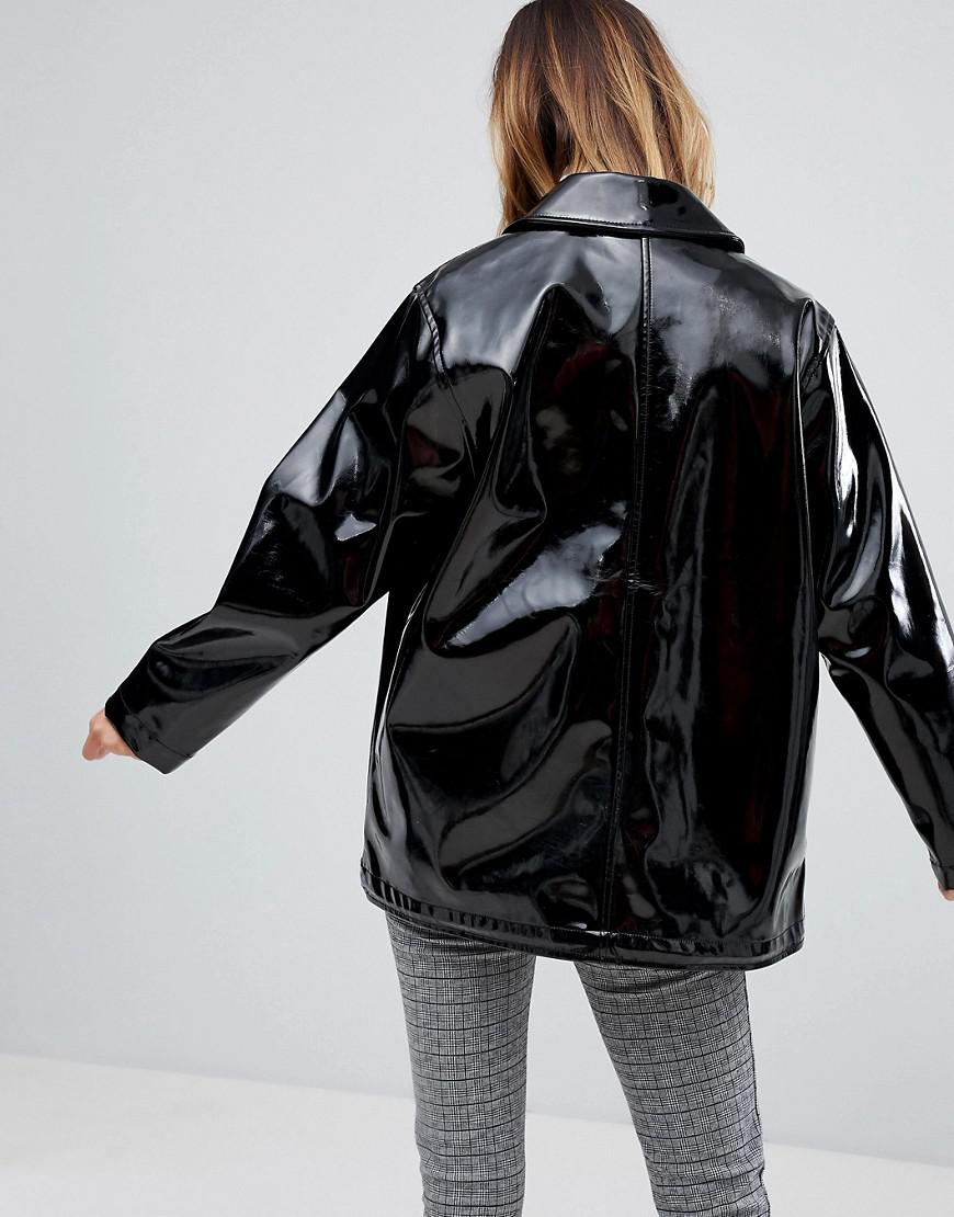 monki vinyl jacket