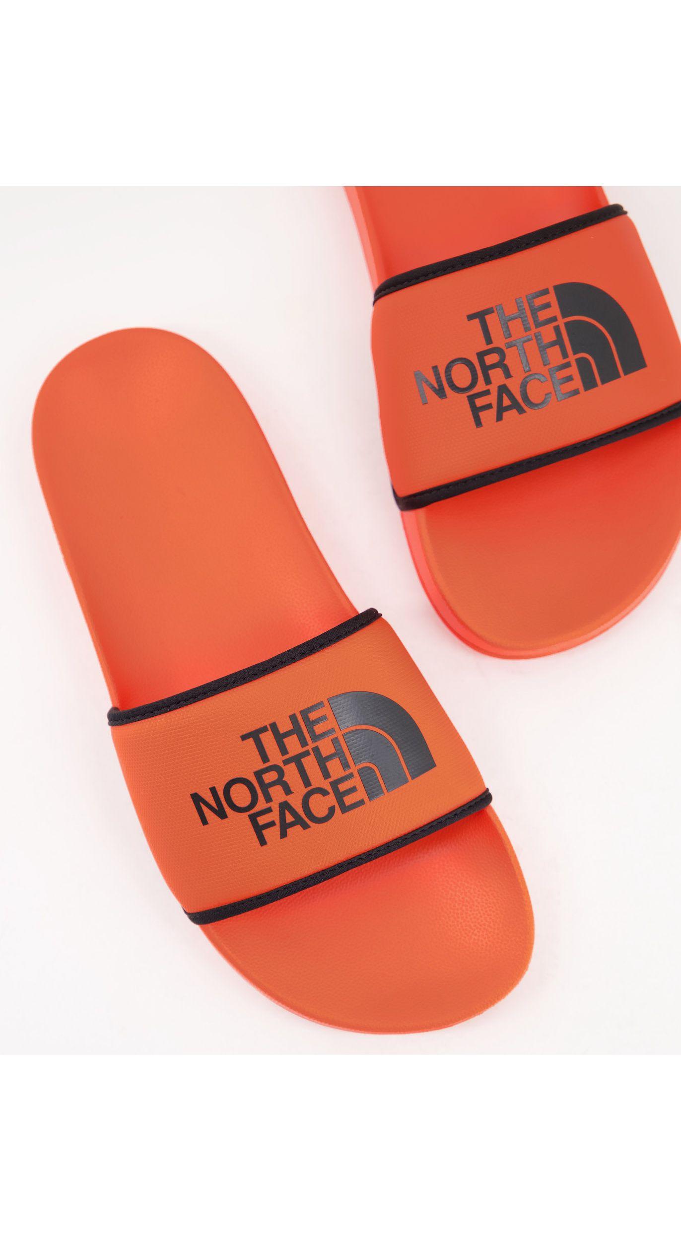 north face sliders black