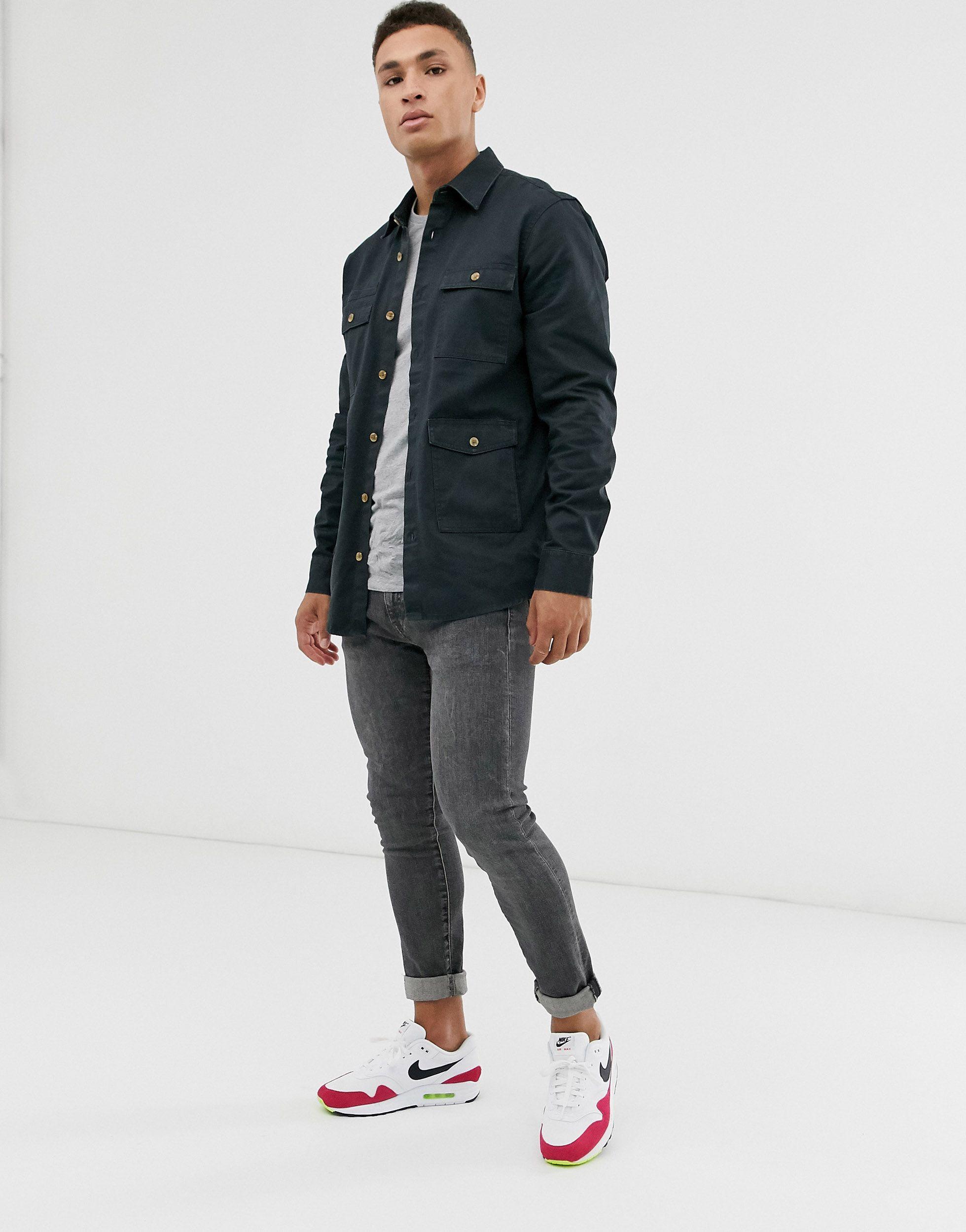 overshirt jeans