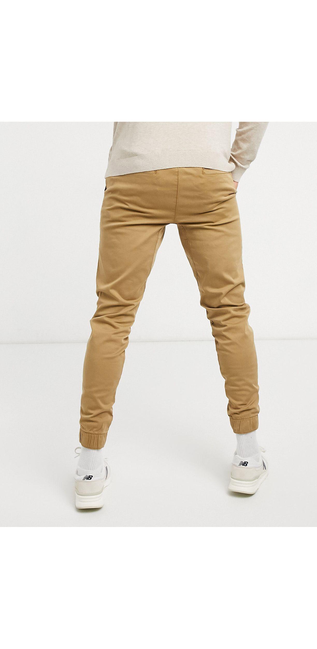 Jogger caqui oscuro Hollister de Denim de color Marrón para hombre | Lyst