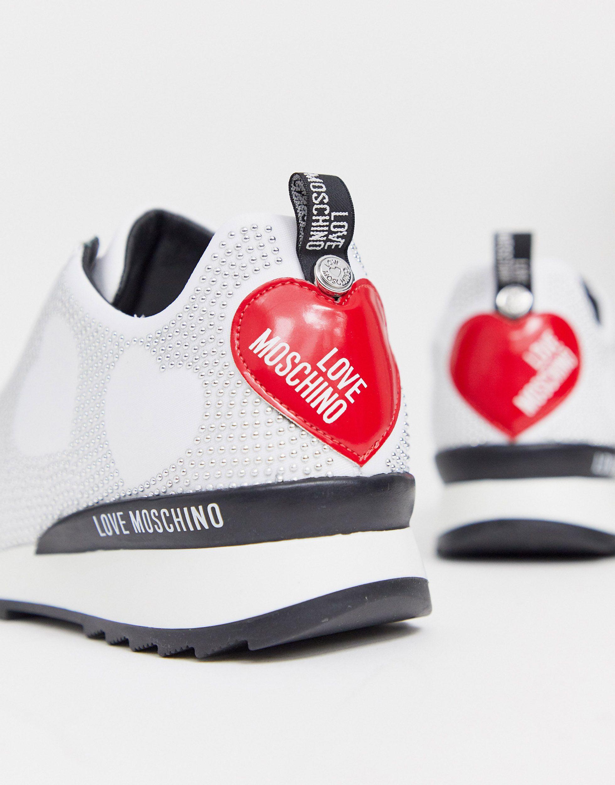 love moschino runner trainers