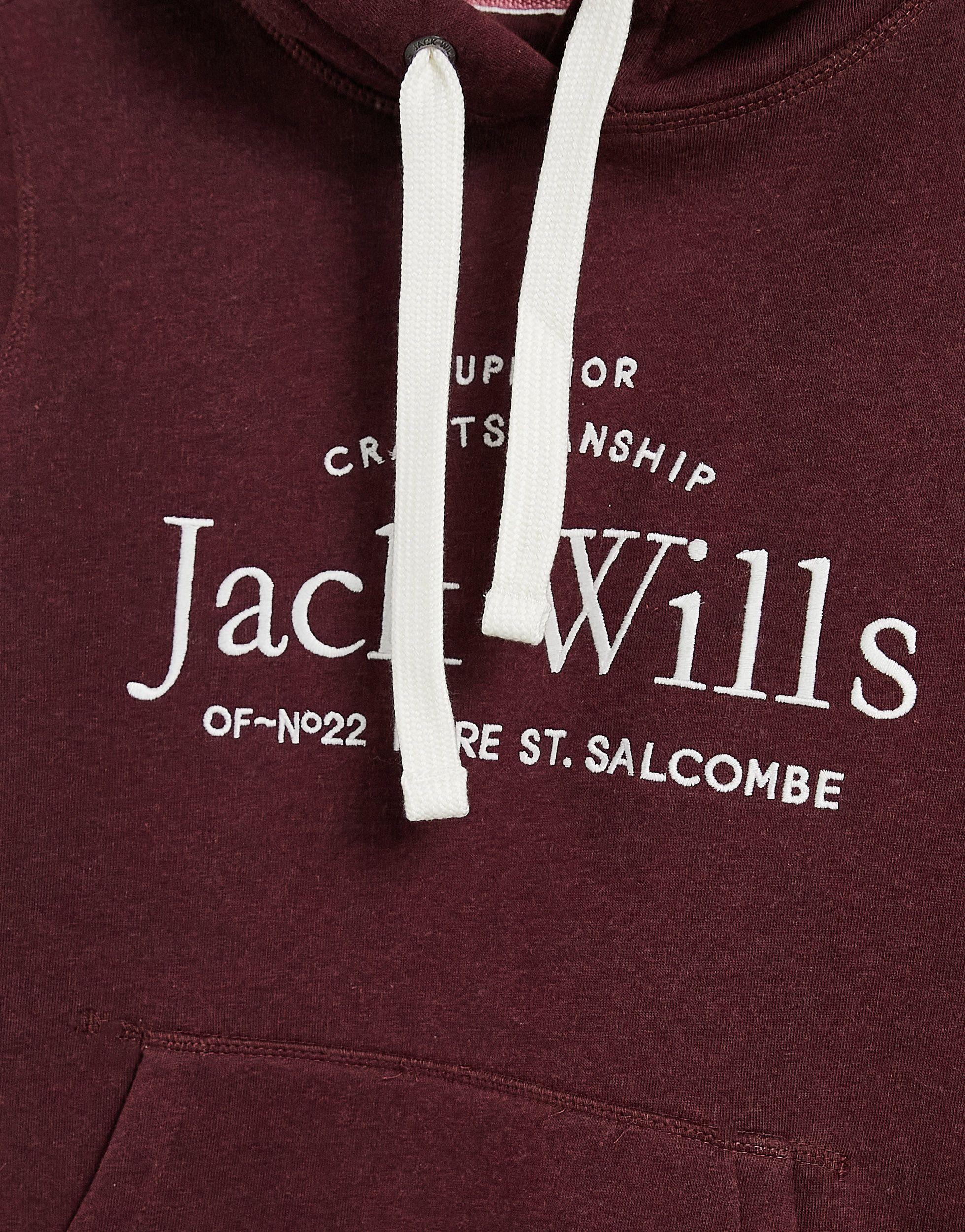 jack wills moletom com capuz purple