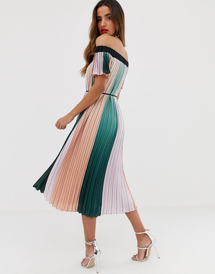 Ted baker multi coloured dress clearance