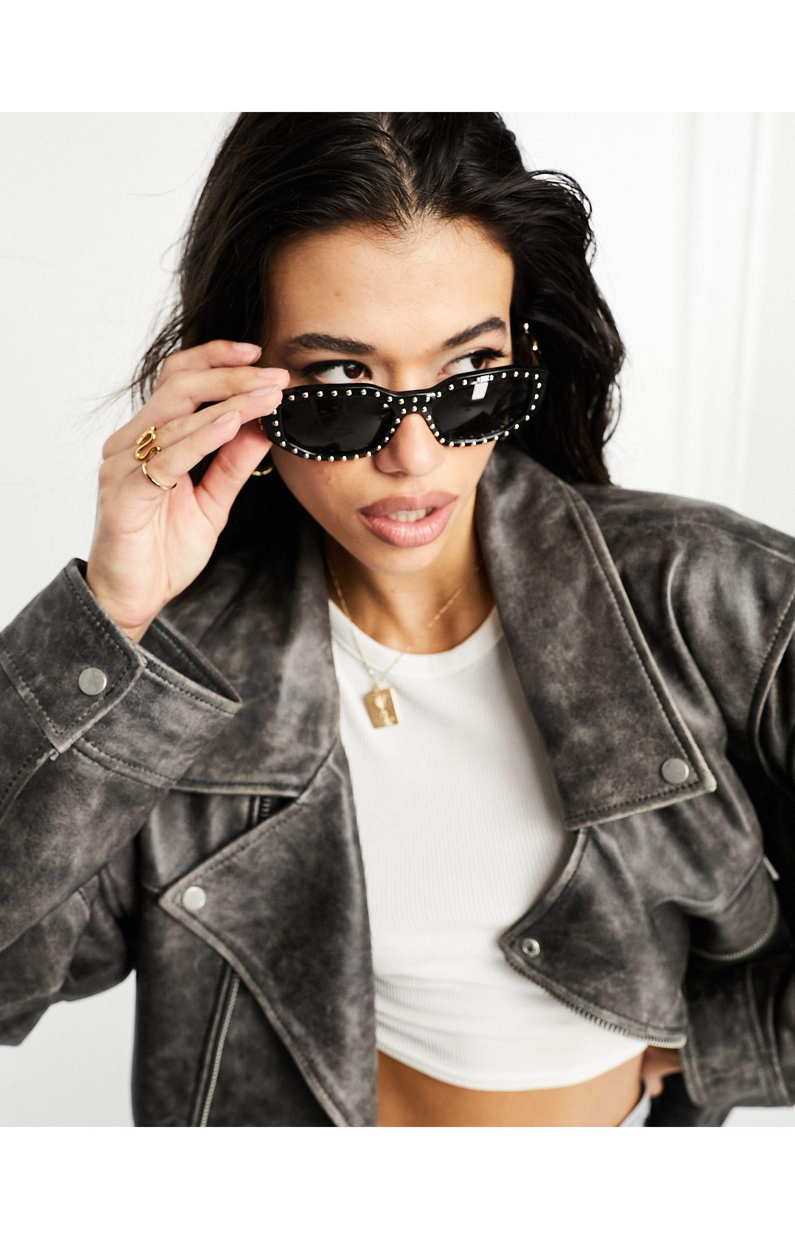 Versace studded sunglasses cheap