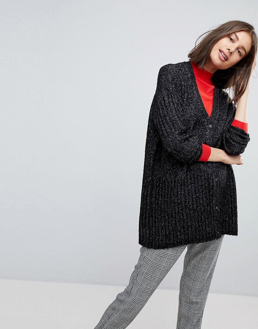 monki black cardigan