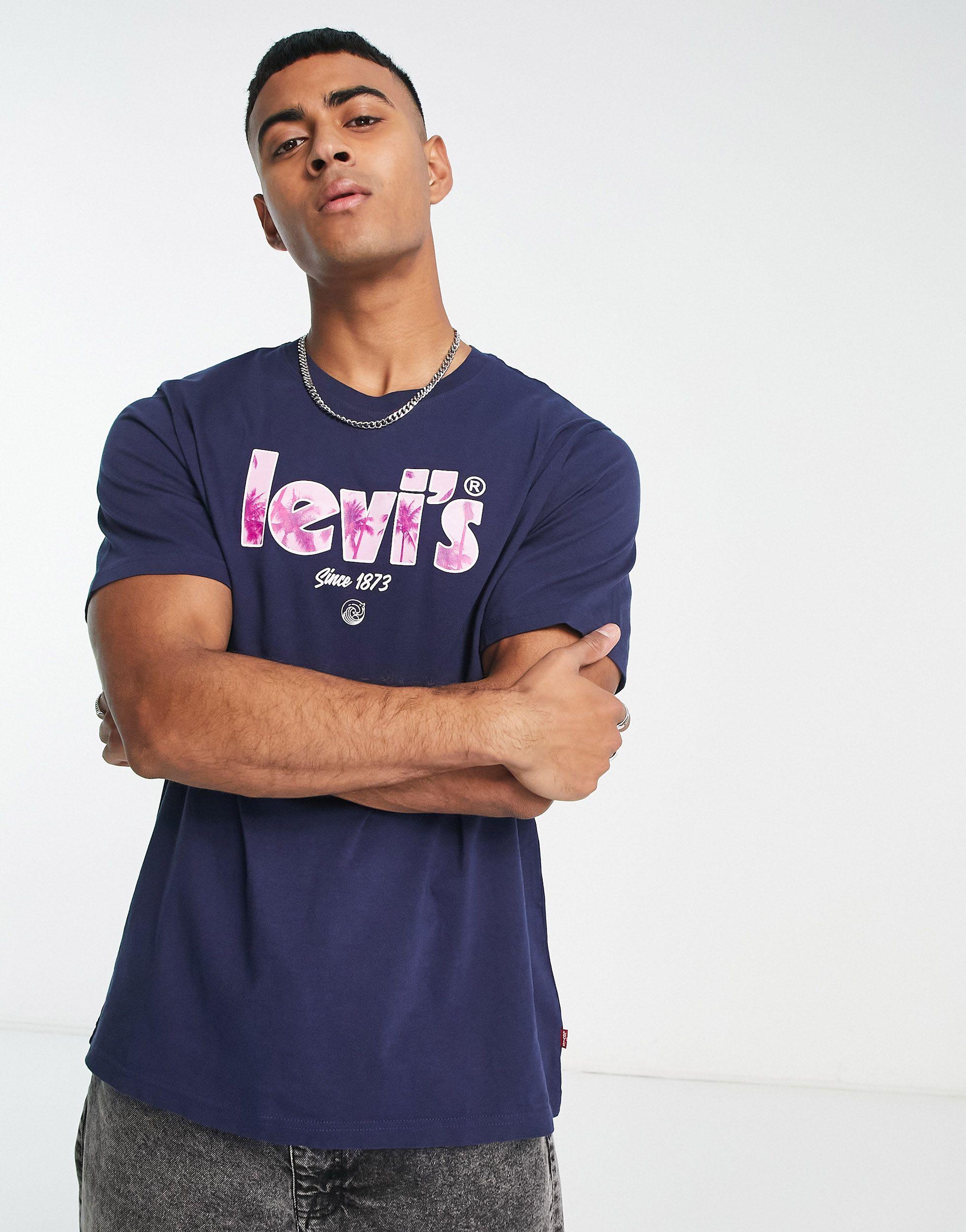 Levi's – t-shirt in Blau für Herren | Lyst DE