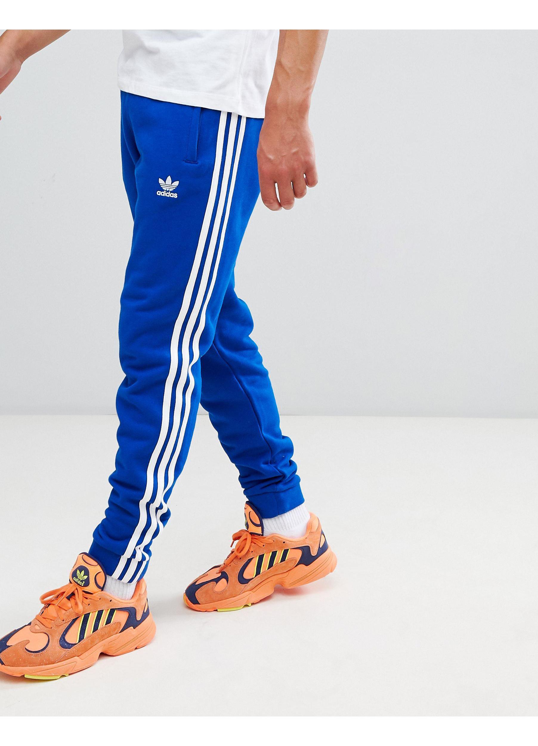 Adicolor - Joggers con le 3 strisce blu CW2430 da Uomo di adidas Originals  in Blu | Lyst