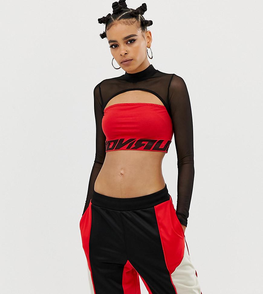 mesh cut out top