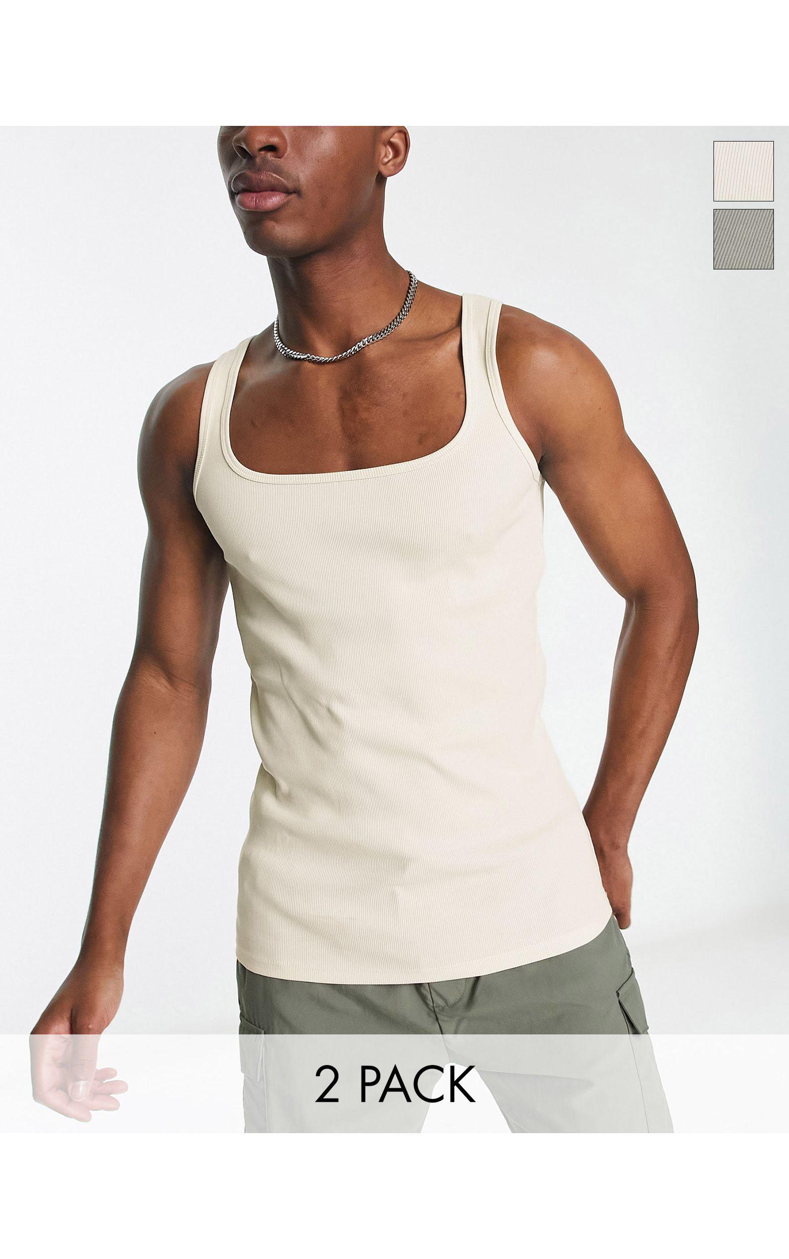 asos white tank top