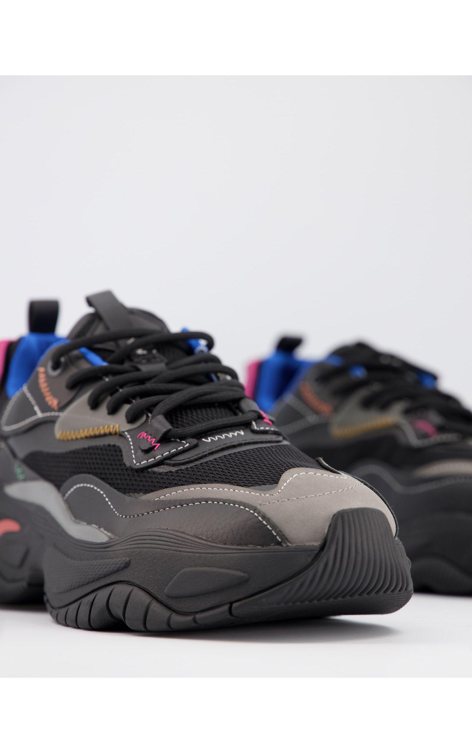 bershka black chunky trainers