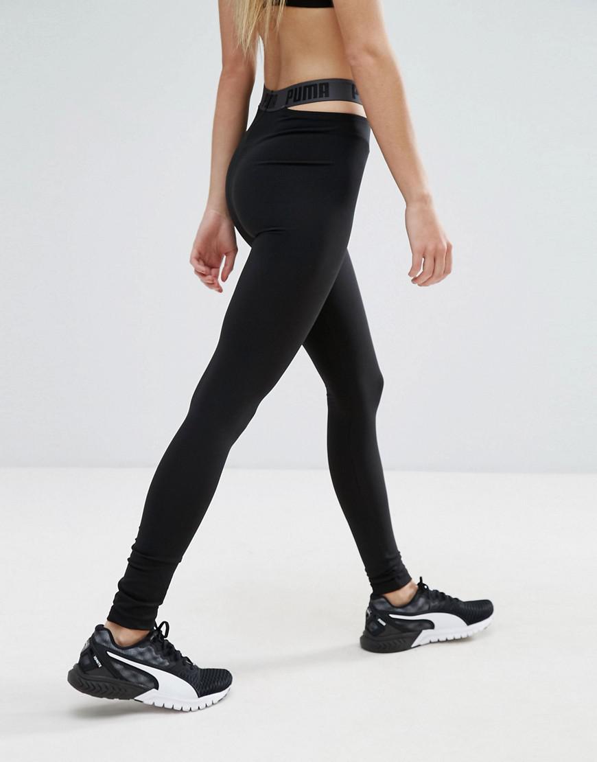 PUMA Synthetic Cut Out Leggings in 