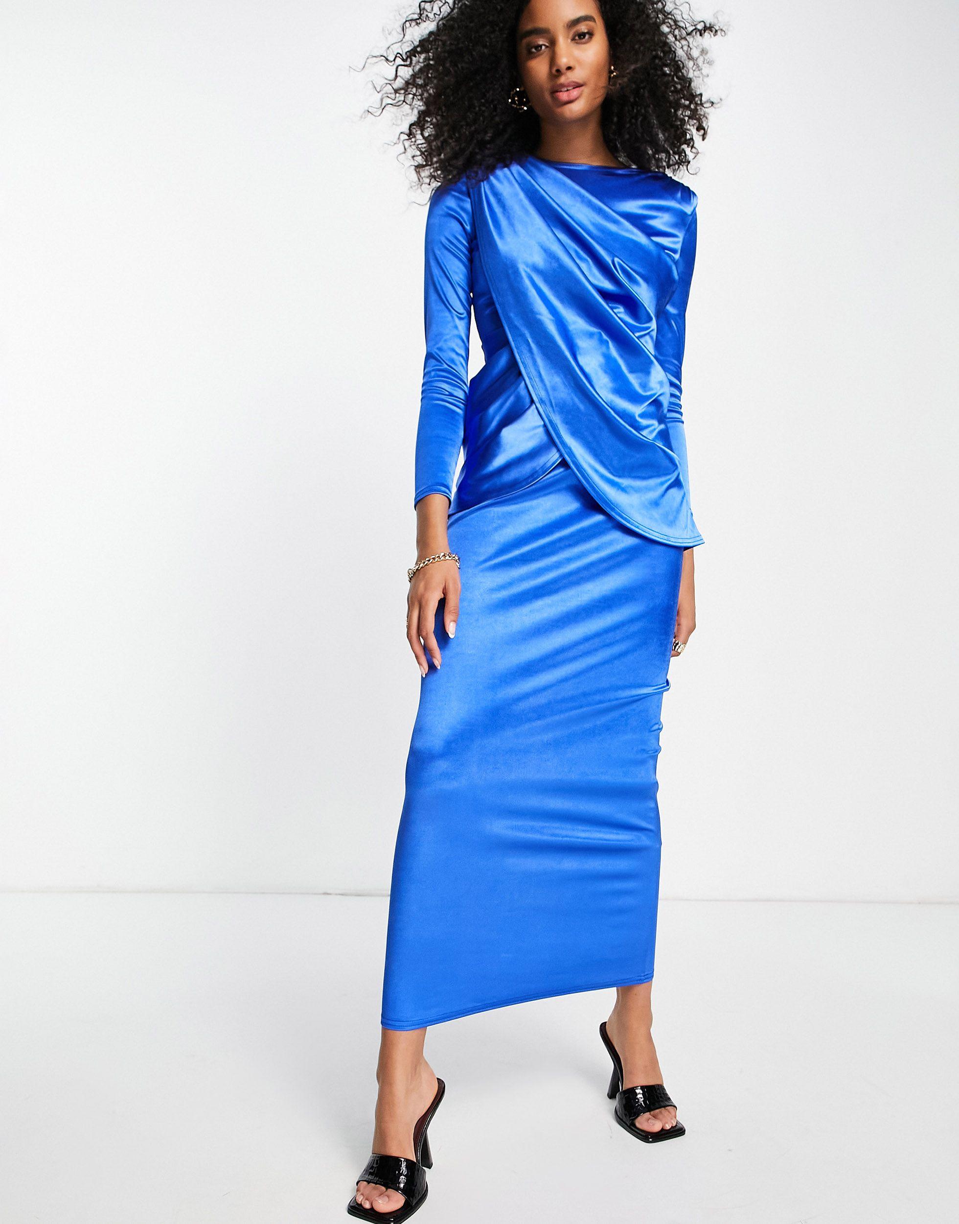 ASOS Long Sleeve Satin Shoulder Pad 