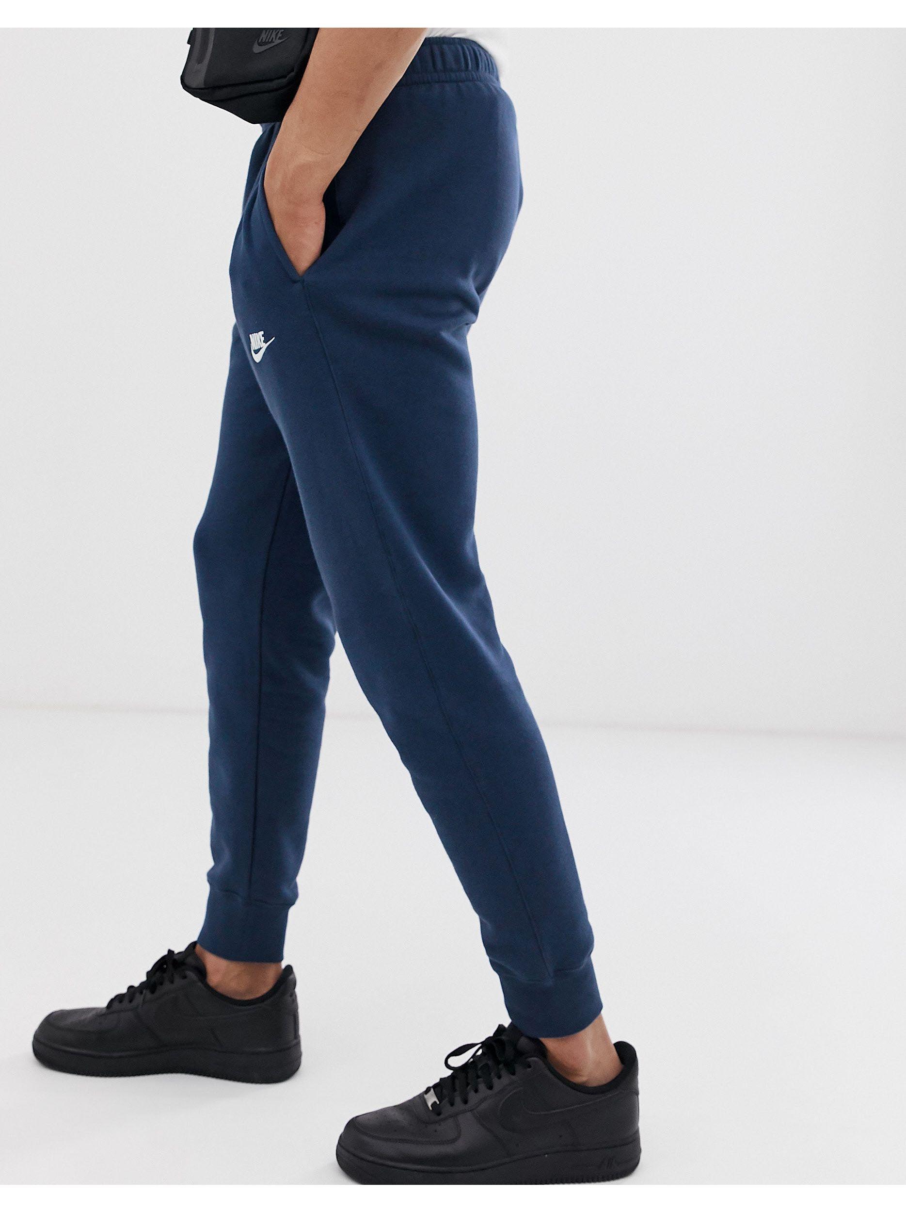 Nike club blaue jogginghose mit bündchen Clearance
