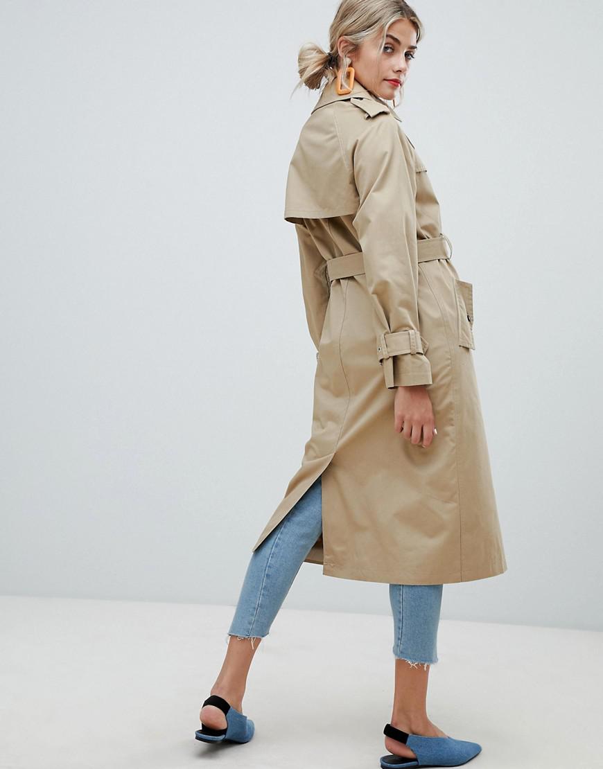 New look oversized shop mac trench coat