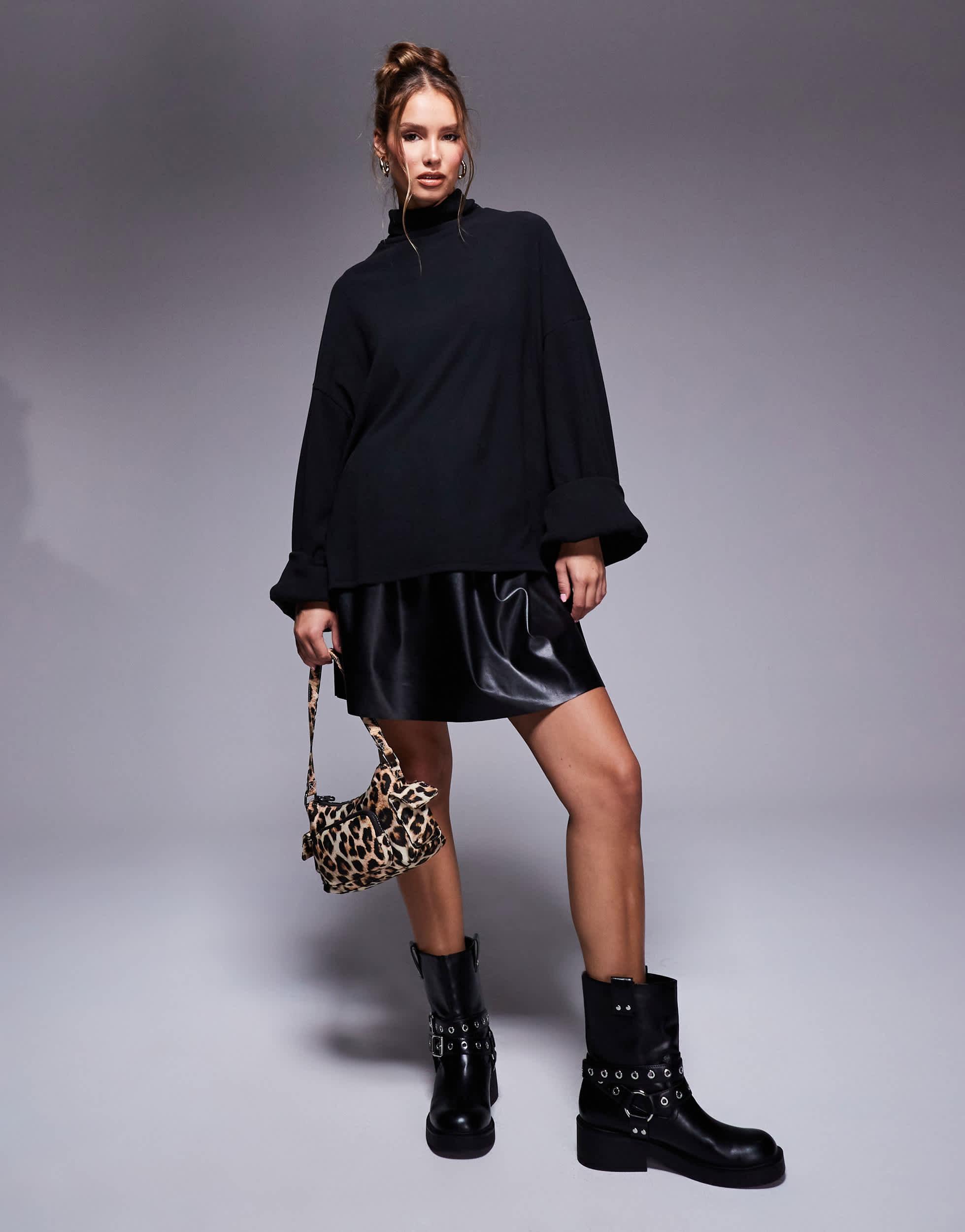 Superposition robe et pull sale