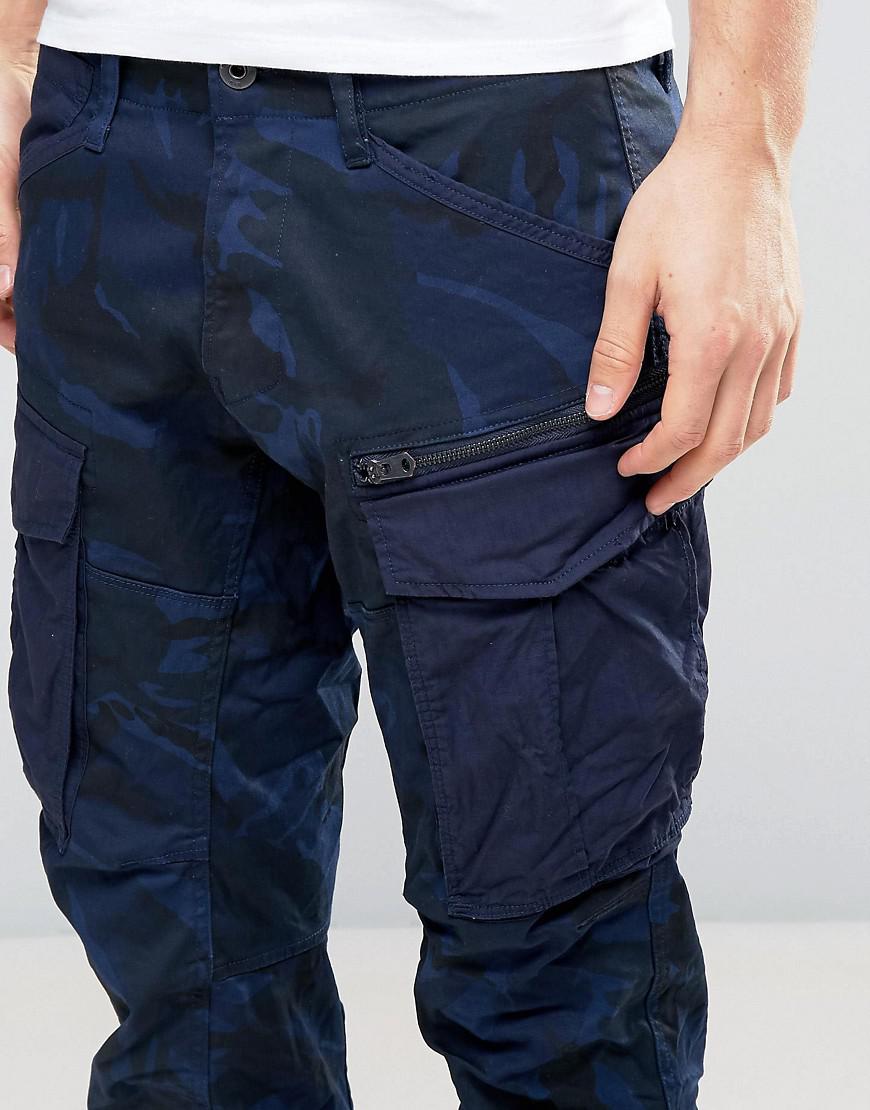 G-Star 3D Regular Tapered Cargo Pants Blue