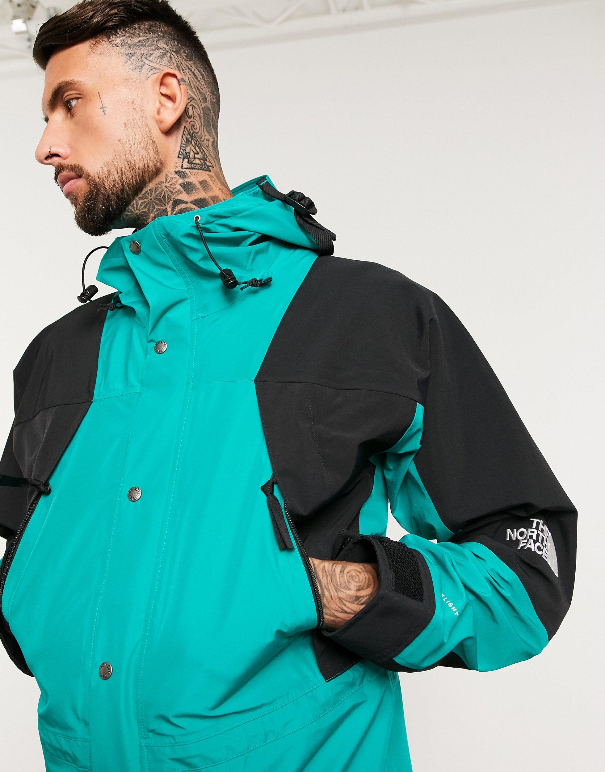 Retro Mountain Light North Face Mountain Jacket Green The North