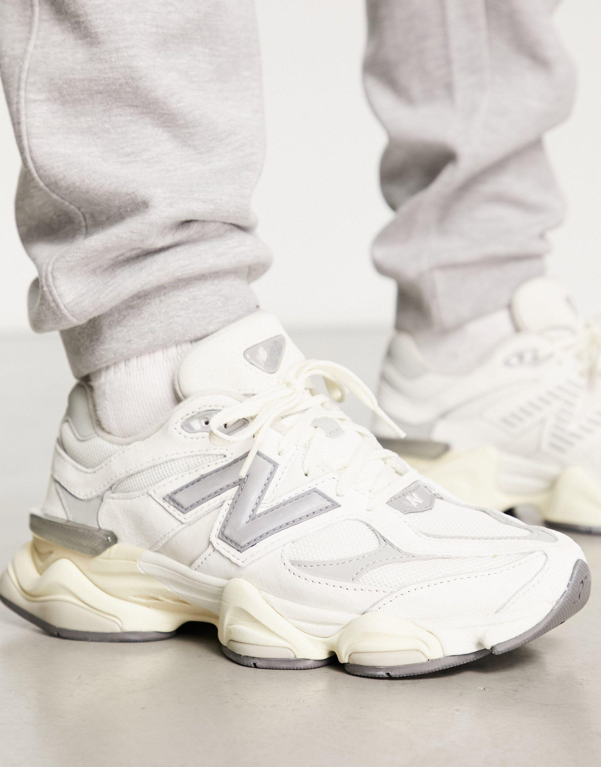 New Balance 9060 Trainers in White for Men | Lyst