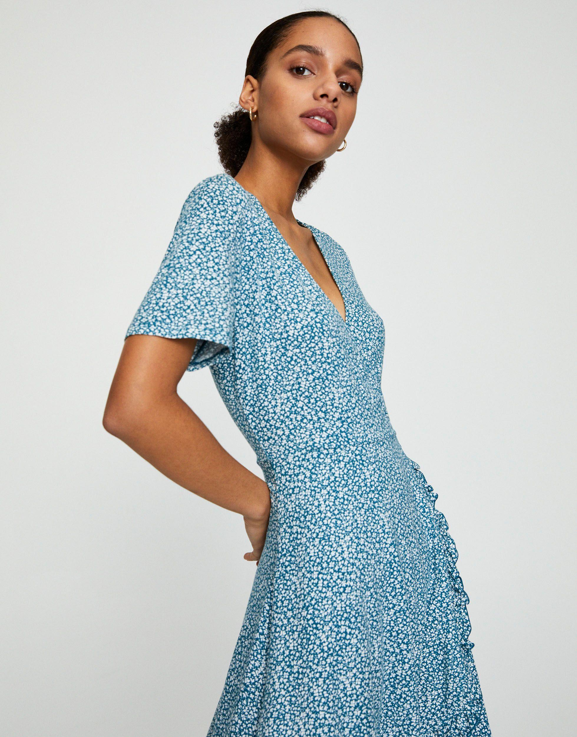 pull and bear wrap dress