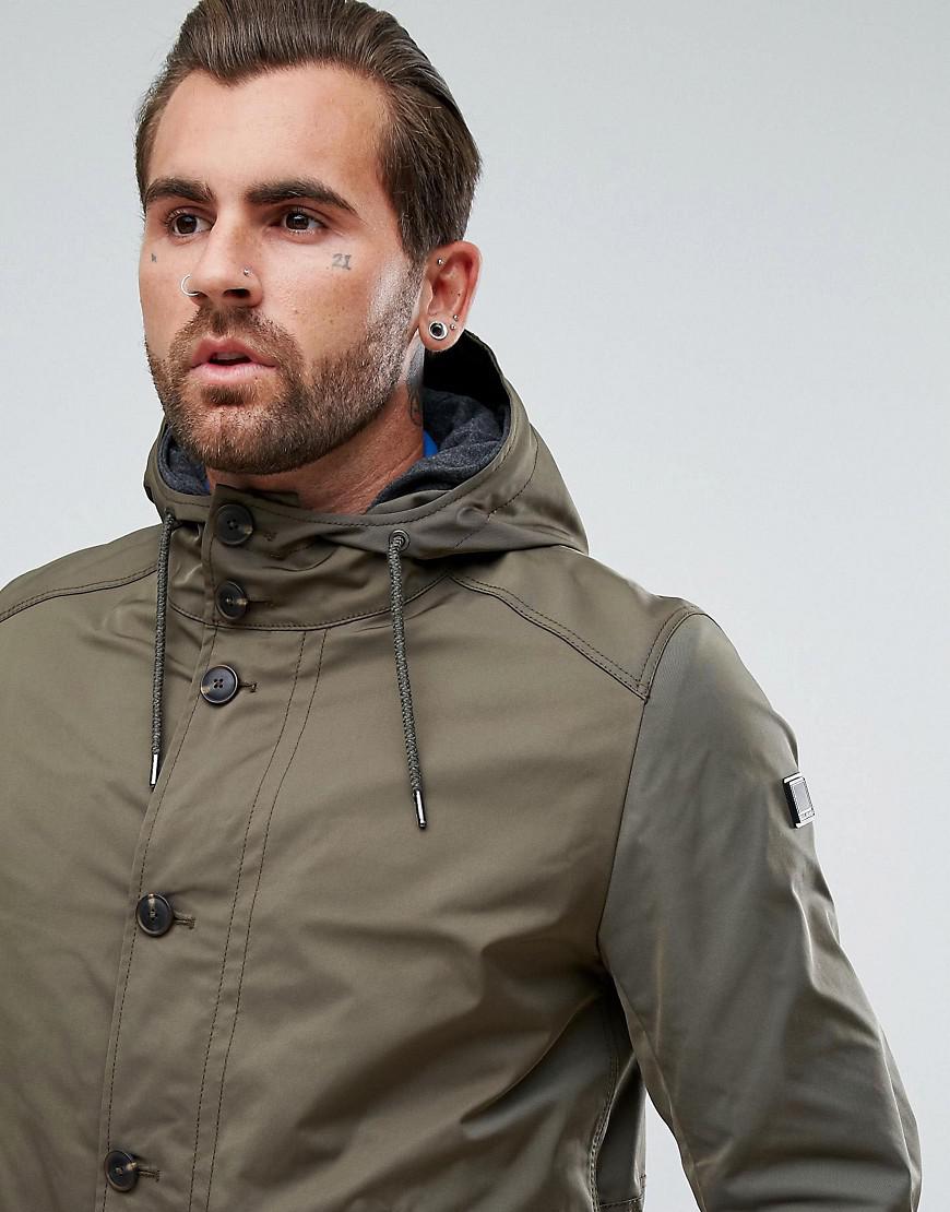 hovedsagelig protein Sæt tabellen op BOSS by HUGO BOSS Synthetic By Hugo Boss Odrax Double Layer Parka In Khaki  in Green for Men - Lyst