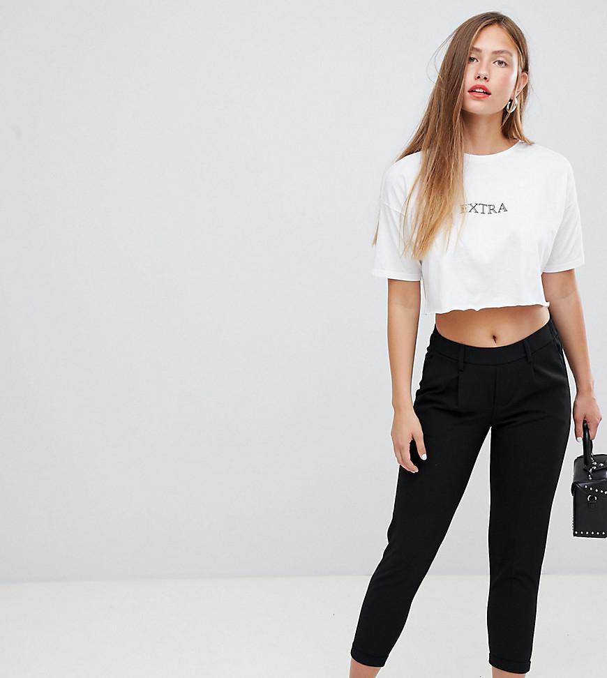 Pantaloni con pinces neriBershka in Denim di colore Nero | Lyst
