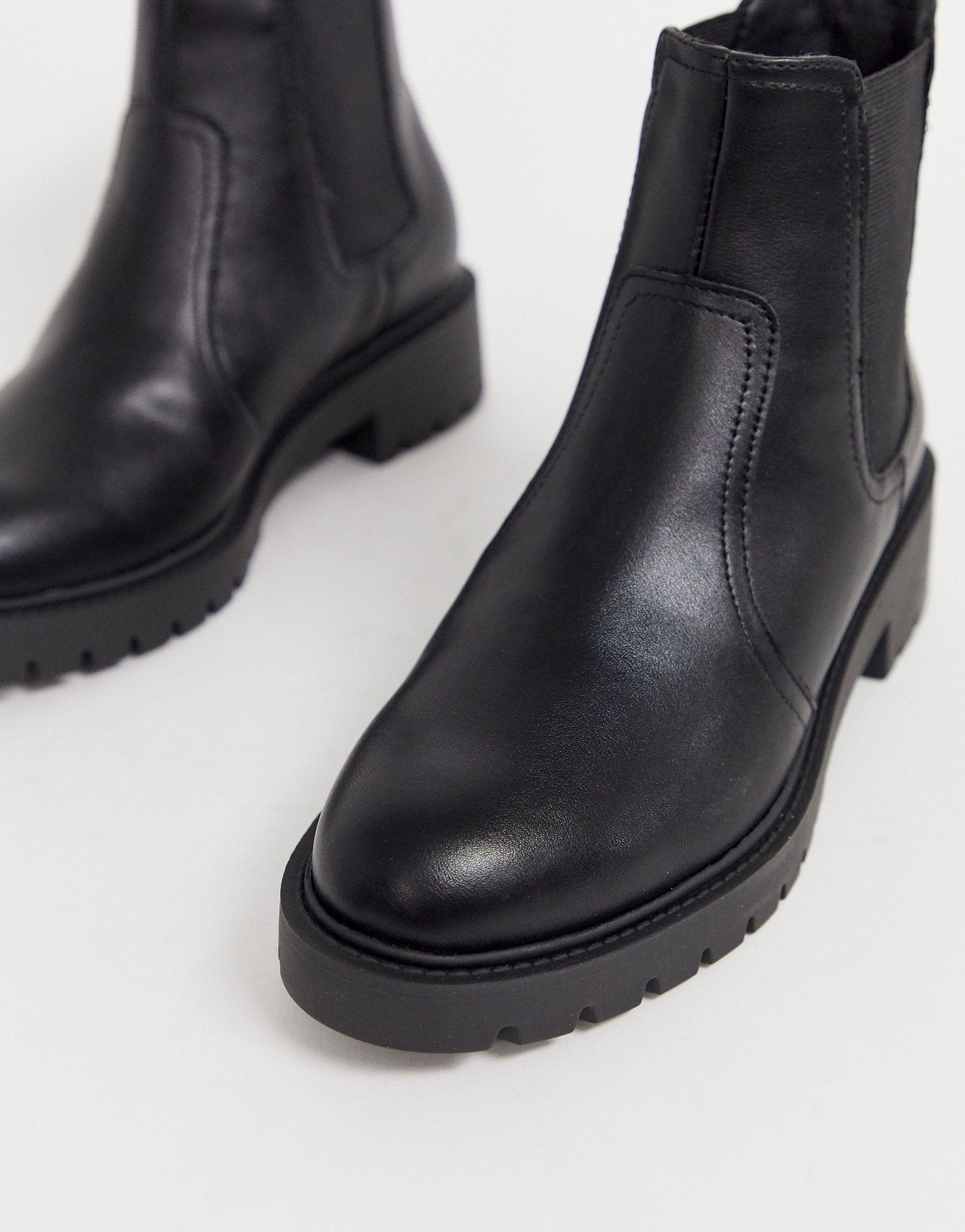 new look flat chunky chelsea boot