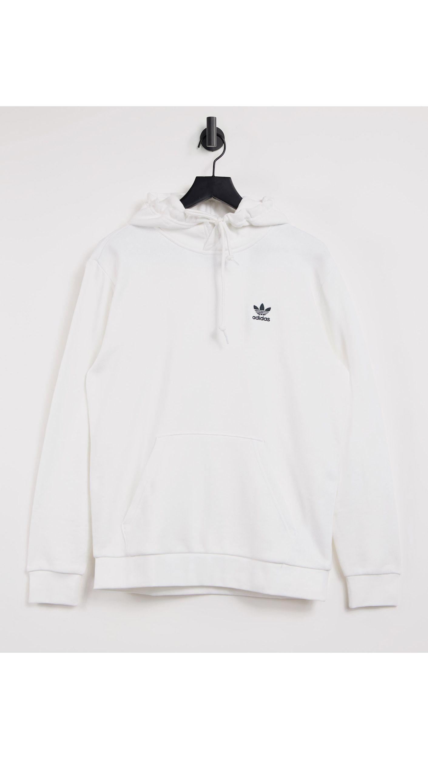 essentials hoodie white