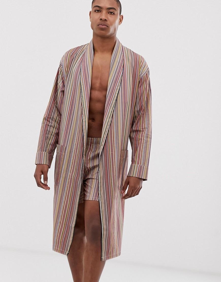 Paul Smith Lightweight Dressing Gown In Multi Stripe for Men | Lyst