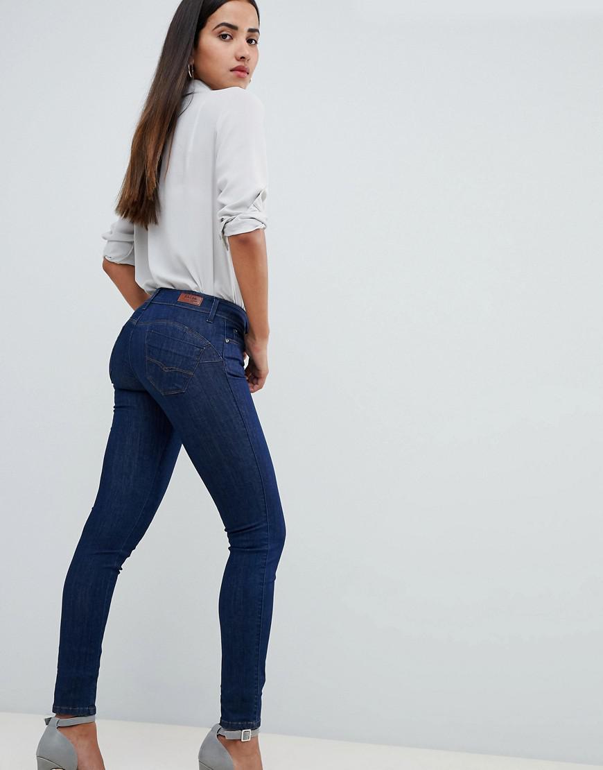 Salsa Denim Wonder Push Up Bum Lift Skinny Jean in Blue - Lyst