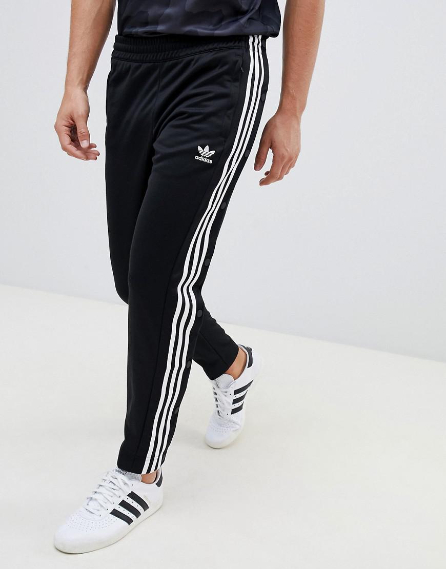 adidas originals adicolor popper joggers in black cw1283