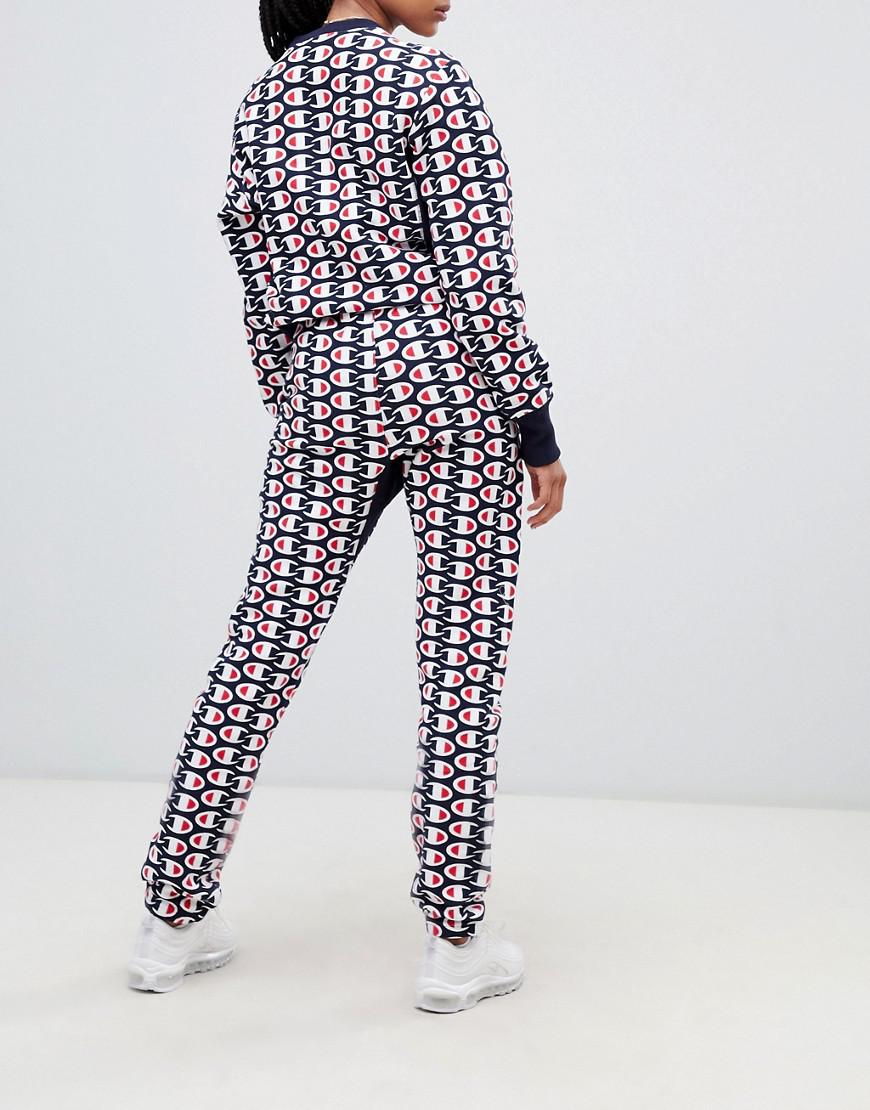 champion all over print tracksuit