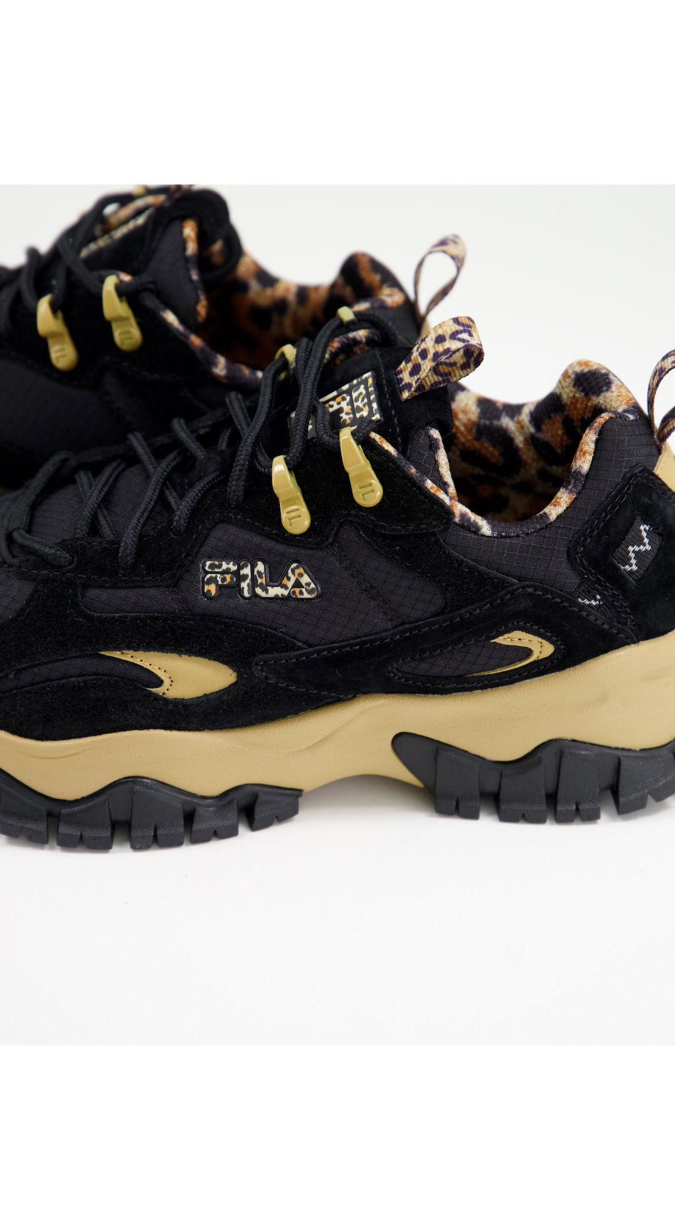 Fila Ray Tracer Tr 2 With Leopard Print in Black | Lyst UK