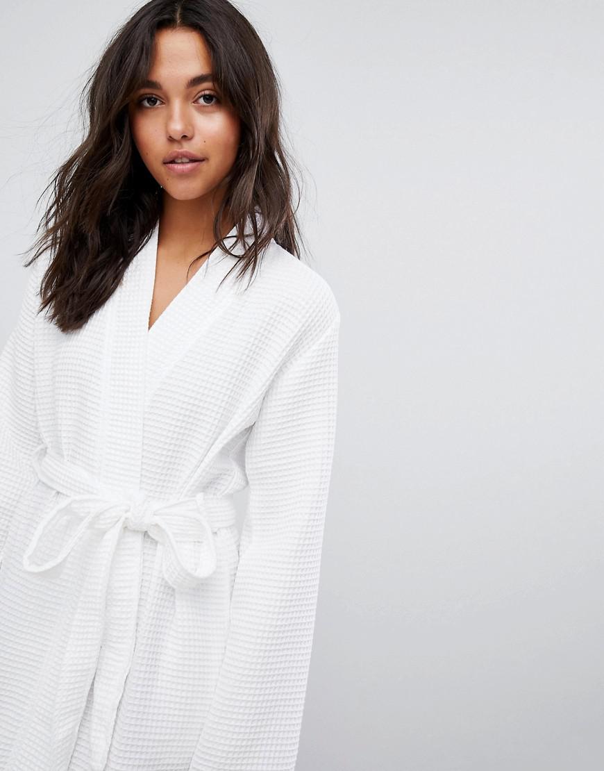 asos waffle robe