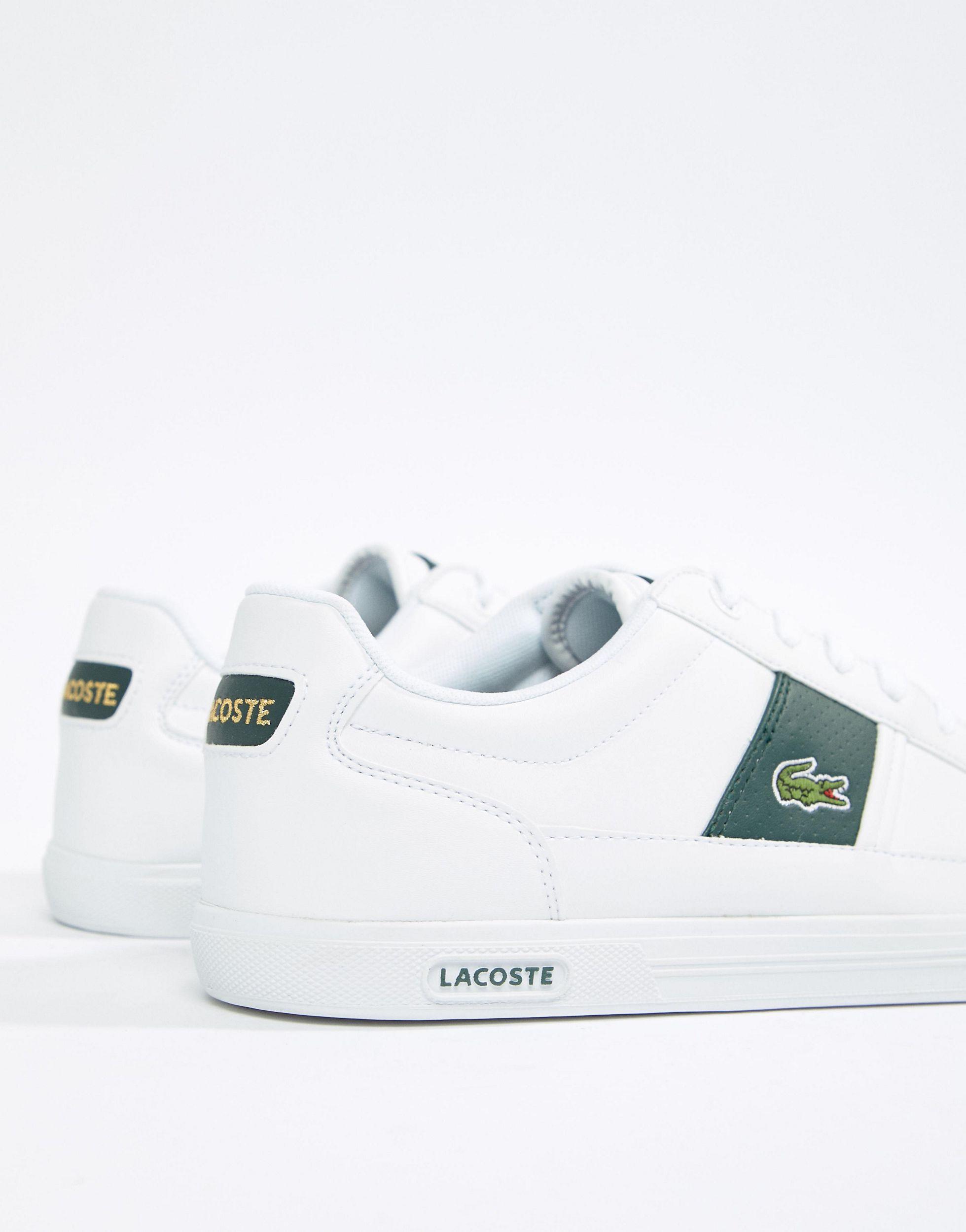 Lacoste Europa Sneakers in White for Men | Lyst