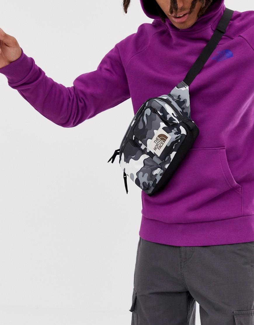 The North Face Kanga Waist Pack In Black Print for Men | Lyst