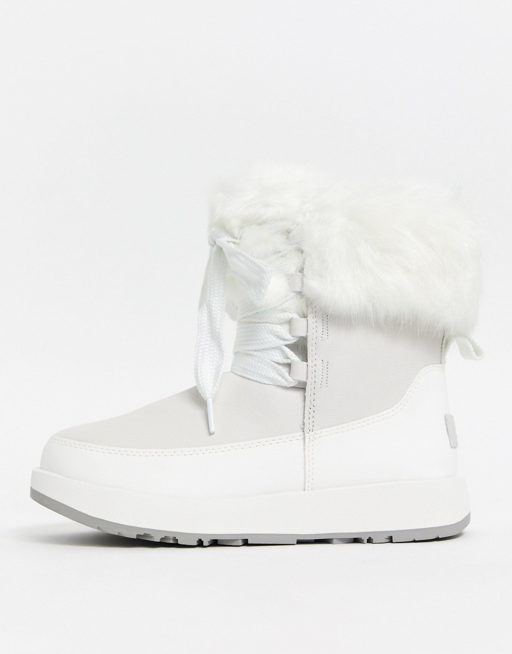 Botines esponjosos e impermeables en blanco Gracie UGG de color Blanco |  Lyst