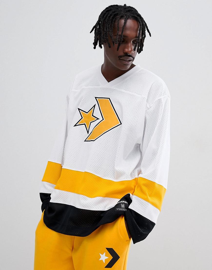 Converse Hockey Jersey In White 10007095-a01 for Men | Lyst UK