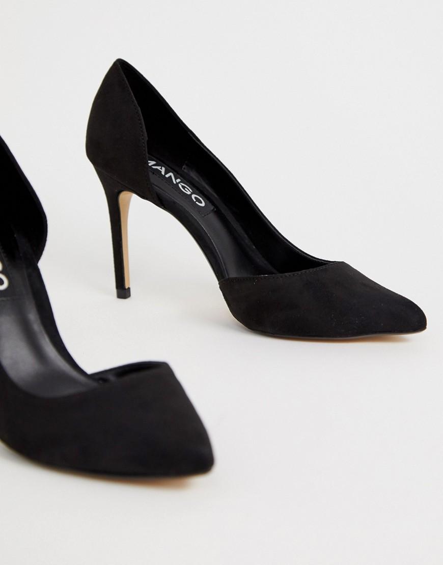 Zapatos de salón negros con diseño asimétrico Mango de Denim de color Negro  | Lyst